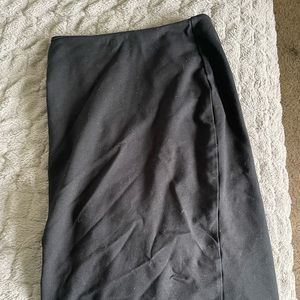 Black pencil skirt